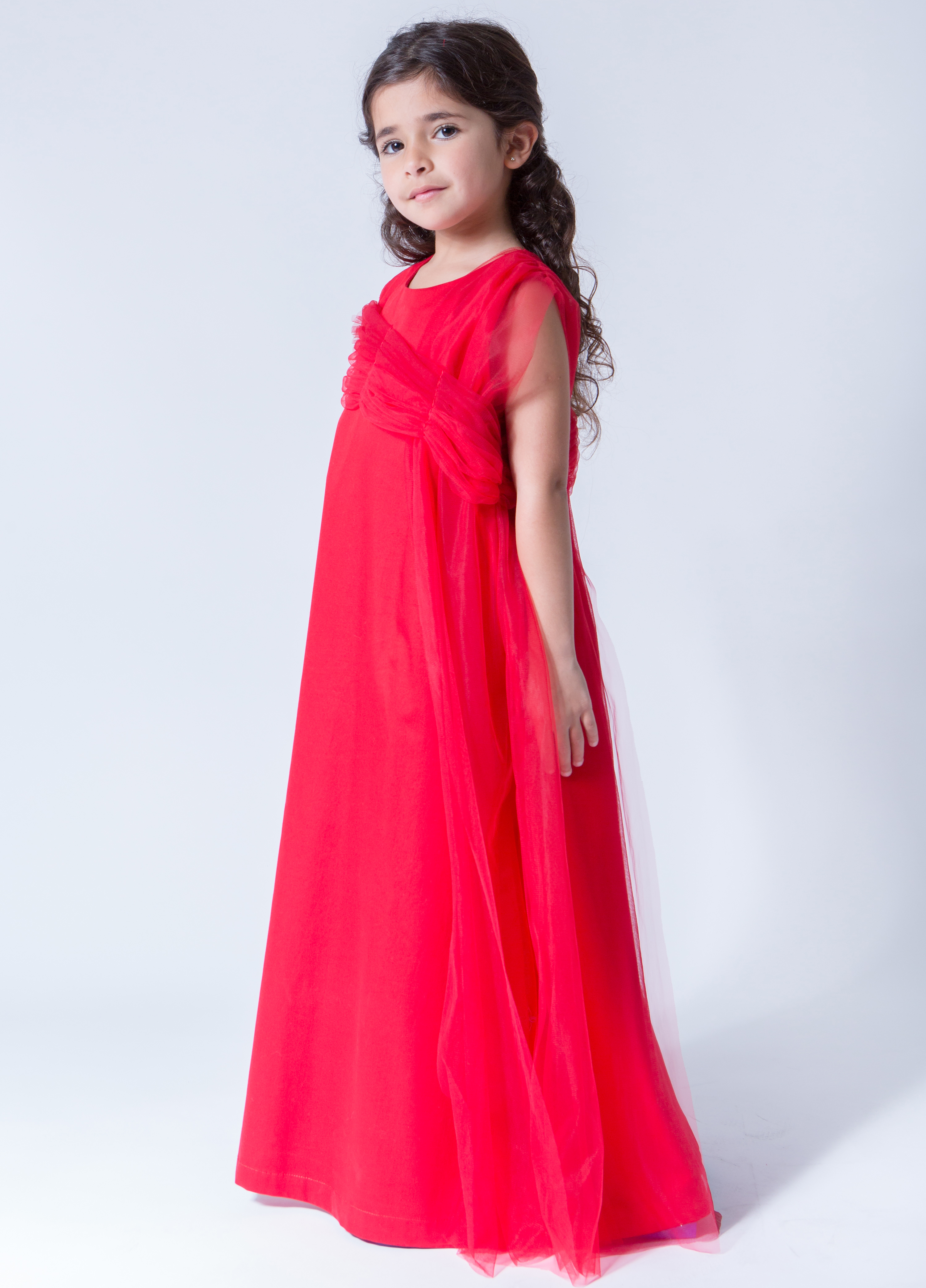                                                                                     Myazaa - Red Dress with tulle